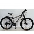 26" Велосипед  GTI MА260D, черный/серебристый 14"